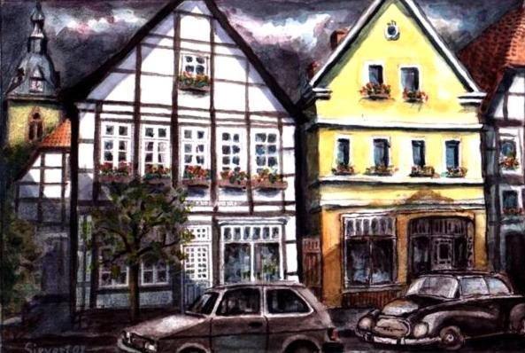 Ferienwohnungen Cafe Cup Detmold Exterior photo